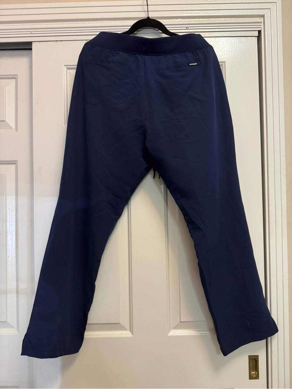 Women’s Navy Drawstring Scrub Pants - Picture 4 of 5